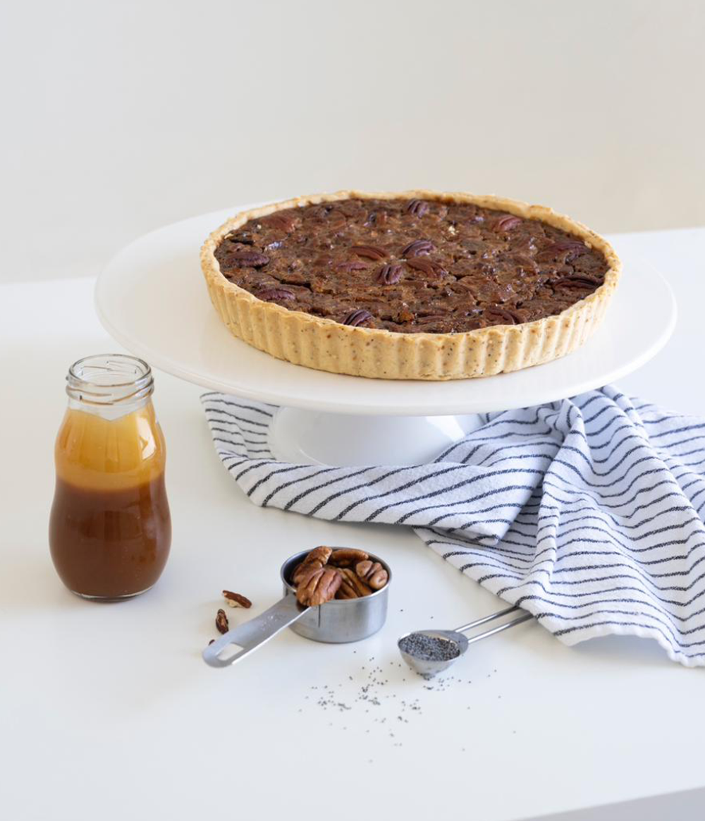 Buy Pecan Tart with Scrumptious Poppy Seeds Filling from Poppylicious Bakery available online at VEND. Explore more desserts now