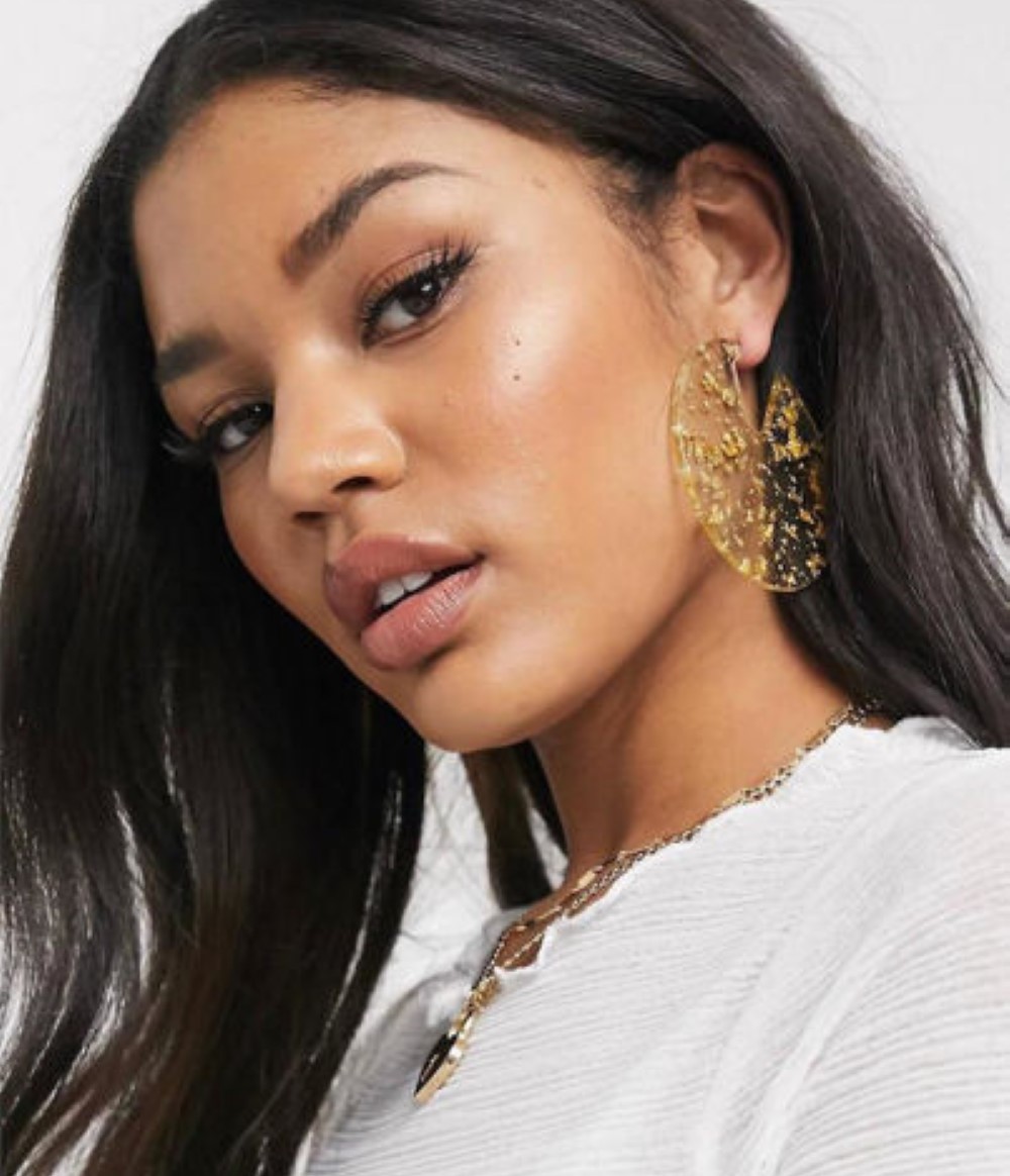 Buy South Beach Gold Flaked Earrings from F Store available online at VEND. Explore more Accessories collections now