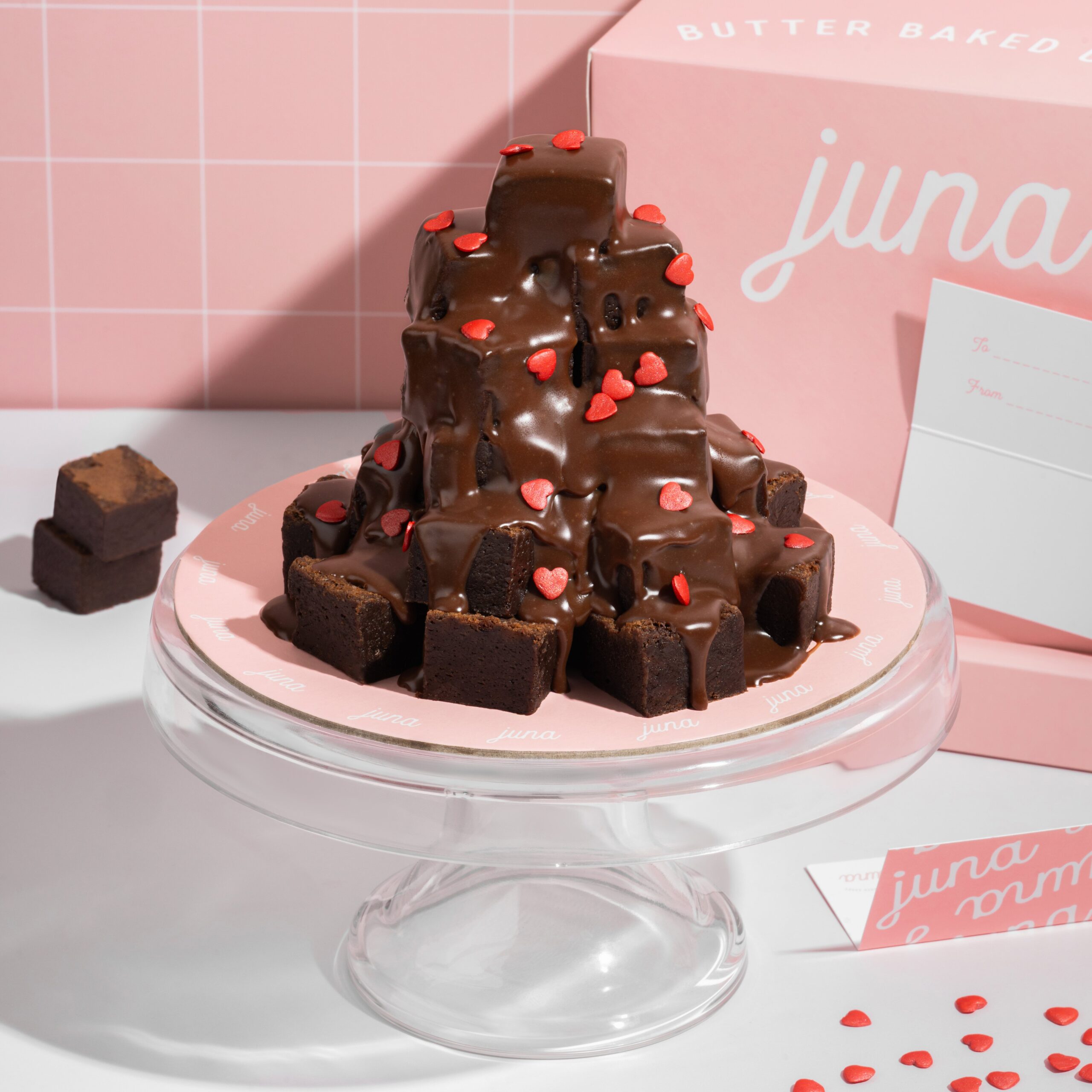 Juna Bakery's Brownie Pyramid
