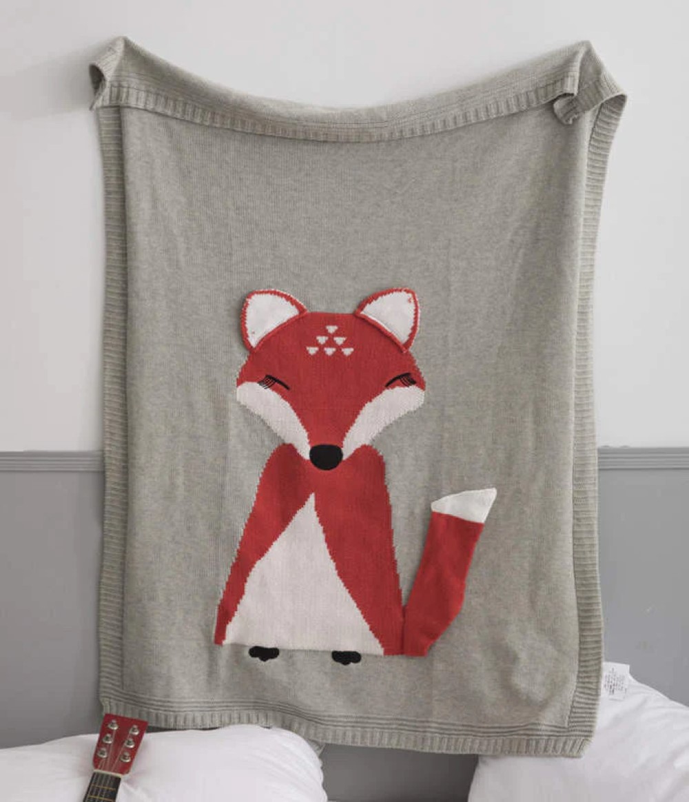 Buy Fox Throw For Baby from Peek A Baby available online at VEND. Explore more Baby collection now.
